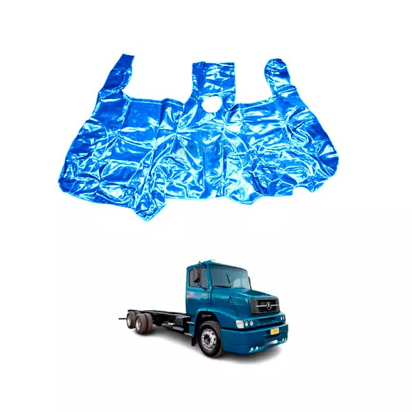 TAPETE VINIL AZUL MERCEDES-BENZ 1620 BICUDO 2000 A 2005 COM CAPU MOTOR (PUES825A