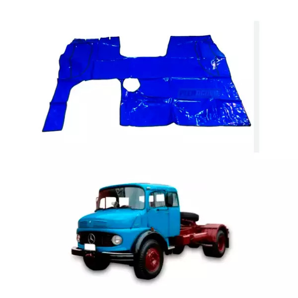 TAPETE VINIL AZUL MB 1924 1929 SEM BANCO CARONA (PUES846A)