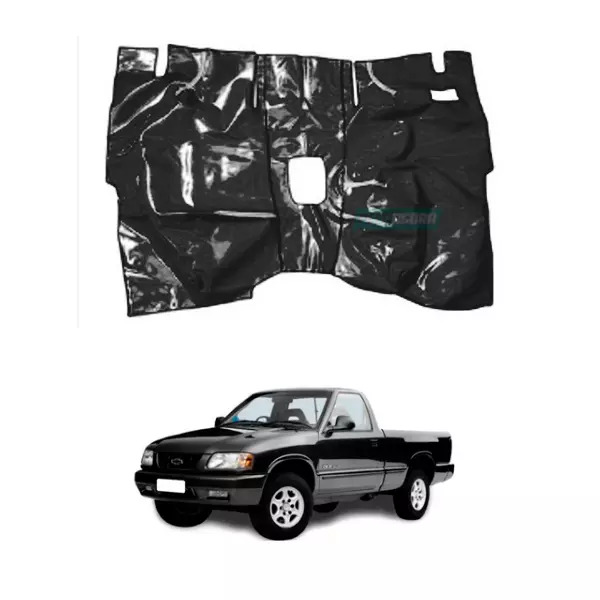 TAPETE VINIL PRETO CHEVROLET PICKUP S10 (PUES779P)