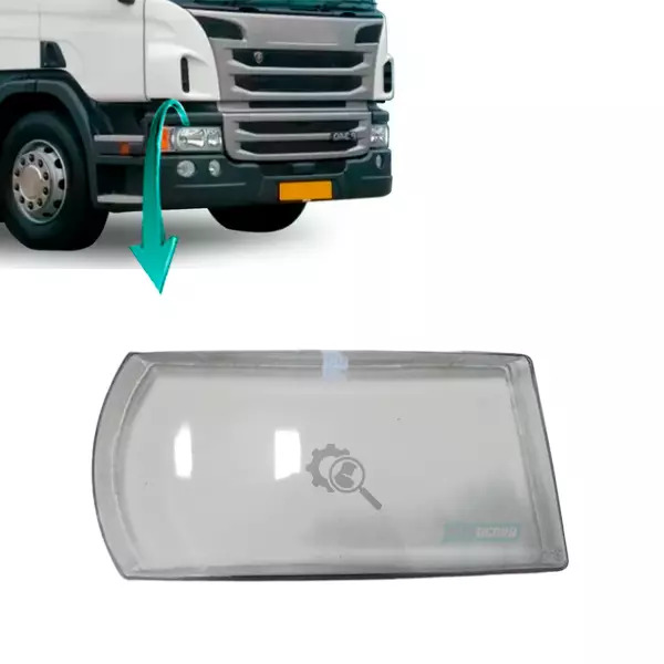 LENTE VIDRO DIR COM AVARIA SCANIA SERIE 5 G124 P124 R124 2013 (1549815-F1092LD-A