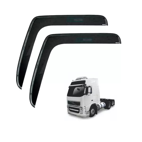 PAR CALHA CHUVA VOLVO FH 2010 TOP CLASS - FIXADA BORRACHA (448339)