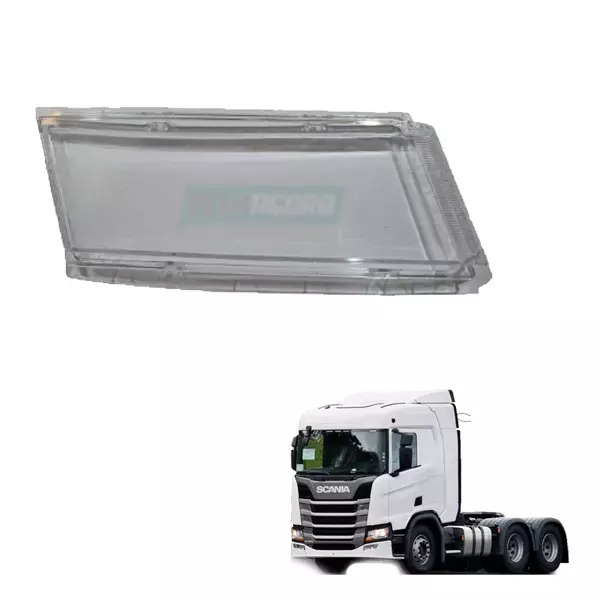 LENTE FAROL AUXILIAR LED ESQUERDO PARA SCANIA SERIE 6 P G R S 2019... (L0113979)