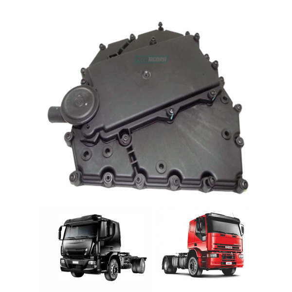 TAMPA COMPLETA FILTRO RESPIRO MOTOR IVECO CURSOR EURO 3 2009 A 2012 CAVALLINO 20