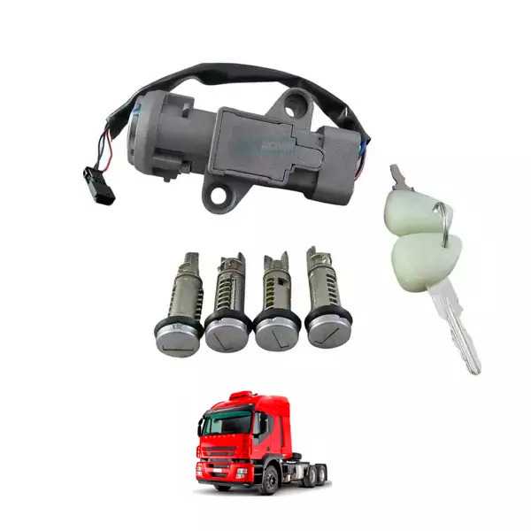 COMUTADOR IGNICAO COM CHAVE BRANCA MIOLOS PARA IVECO STRALIS EURO 3 2008 A 2011 
