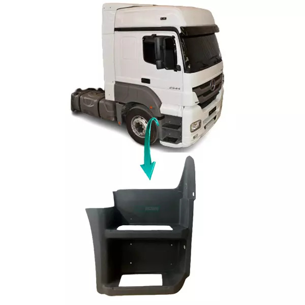 ESTRIBO LADO DIREITO FIBRA MB AXOR 2035 2040 2044 2540 2544 2640 2644 (958660140