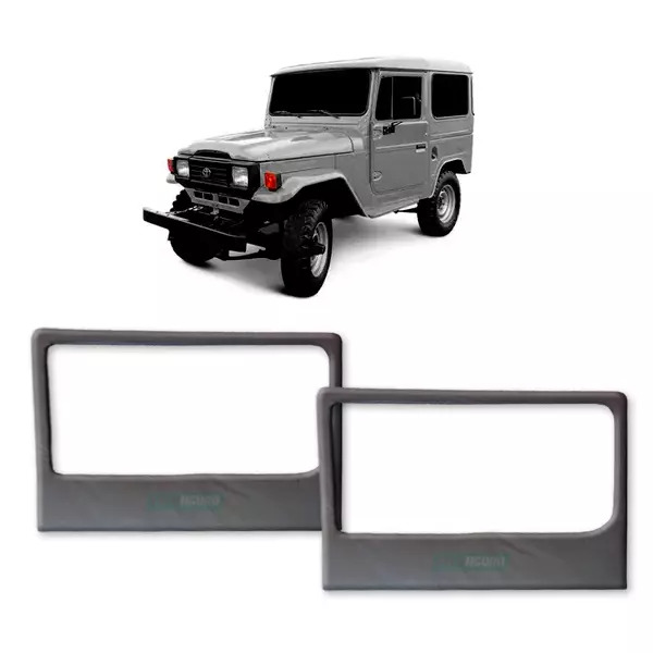 PAR FORRO LATERAL TRASEIRA TOYOTA BANDEIRANTE 2 PORTAS JANELA LONGA 93 CM (M3460