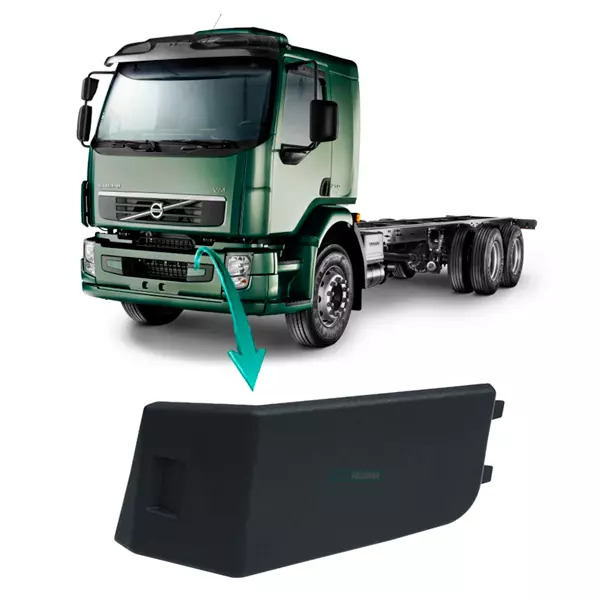 ACABAMENTO PARACHOQUE DIANTEIRO ESQUERDO VOLVO VM 270...2012 INJETADO (20742451-