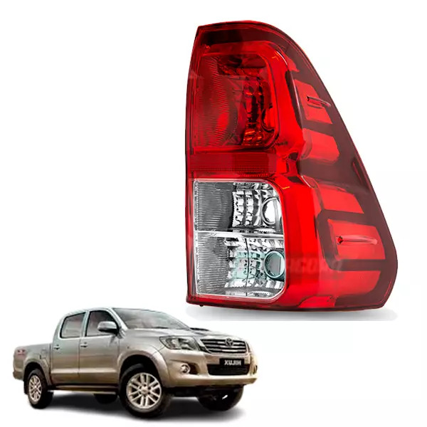 LANTERNA TRASEIRA DIREITA LENTE ACRILICA BICOLOR TOYOTA HILUX ANO 2016... (81551