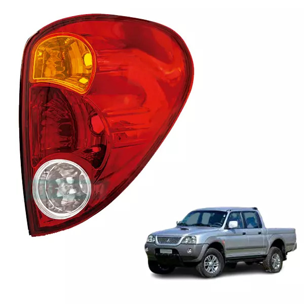 LANTERNA TRASEIRA ESQUERDA LENTE ACRILICA TRICOLOR MITSUBISHI L200 ANO 2007 ATE 