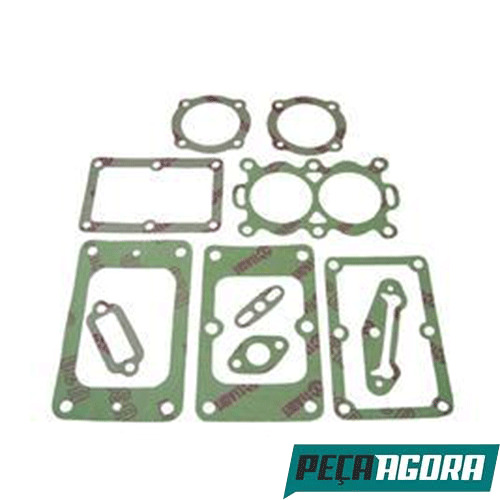 JOGO JUNTAS COMPRESSOR 2 CILINDRO PARA SCANIA L76 1962 A ATUAL - LK111 1979 A AT