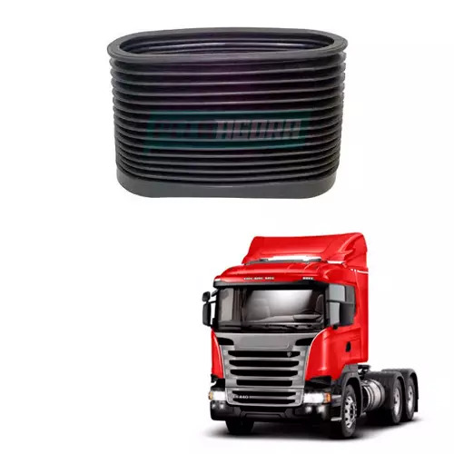 CAIXA 200 SANFONA DUTO AR PARA SCANIA 124 SERIE 5 (CX.1775523-1889068-1013**200)