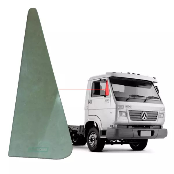 VIDRO QUEBRA VENTO MOVEL VERDE PORTA DIR VW 7100 7110 8140 8150 9150 12170 14150