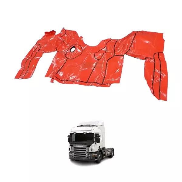 TAPETE VINIL VERMELHO PARA SCANIA P310 114G COM CAPO (PUES413V)