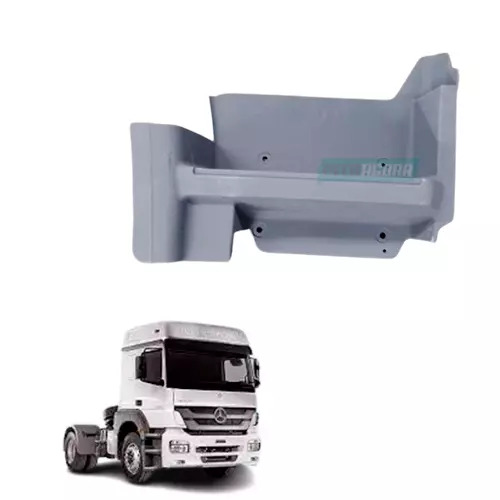 ESTRIBO CABINE DIREITO MB AXOR 1933 2831 - FIBRA (9406601201-AS2433PT)