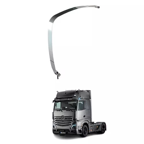 CINTA INOX TANQUE COMBUSTIVEL RETANGULAR LARG 60MM ALUMINIO MERCEDES BENZ ACTROS