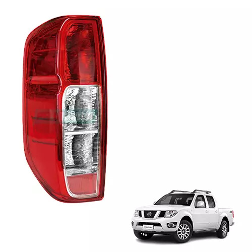 LANTERNA TRASEIRA ESQUERDA LENTE ACRILICA BICOLOR NISSAN FRONTIER ANO 2007 ATE 2