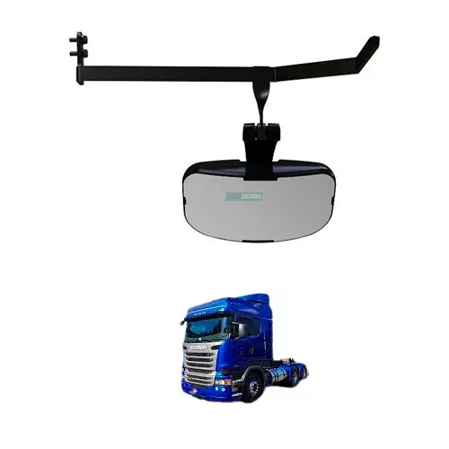 ESPELHO RAMPA FRONTAL CONVEXO SCANIA SERIE 5 HIGHLINE STREAMLINE 2014 ATE 2018 F