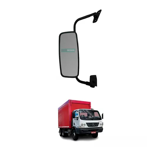 ESPELHO RETROVISOR ESQUERDO MB ACCELO 1016 1316 715C 815 915C CONVEXO SEM DESEMB