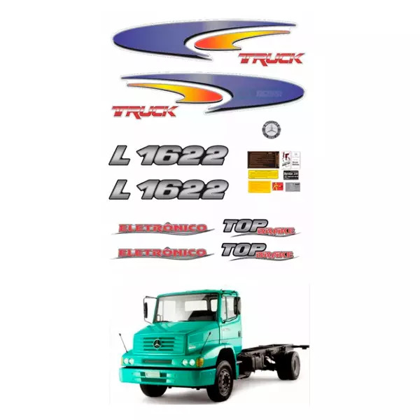 KIT ADESIVOS MB 1622 L TOP BRAKE COMPLETO KRT98 (MC-KRT98)