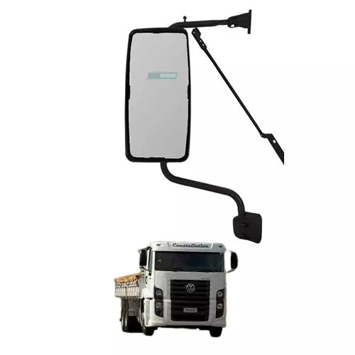 ESPELHO RETROVISOR COMPLETO CONVEXO DIR VOLKSWAGEN CONSTELLATION ANO 2006 EM DIA