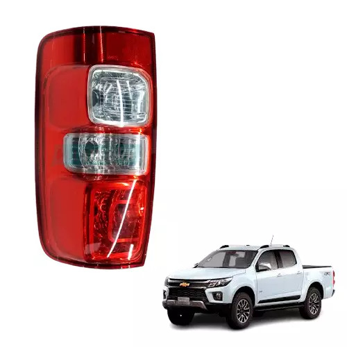 LANTERNA TRASEIRA BICOLOR ESQUERDA CHEVROLET S10 2012 A 2021 (4296)