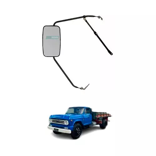 ESPELHO COMPLETO PLANO CAPA INJETADA MANUAL DIR ESQ CHEVROLET D60 D70 (104011-C5