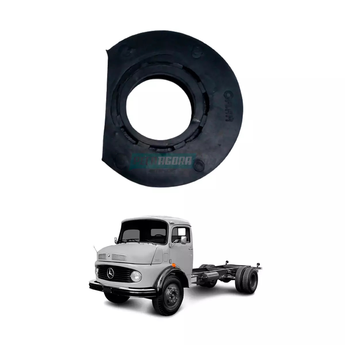 CAIXA 10 BORRACHA ROLAMENTO CARDAN SUPORTE BOIADEIRO MERCEDES BENZ (CX.352413021