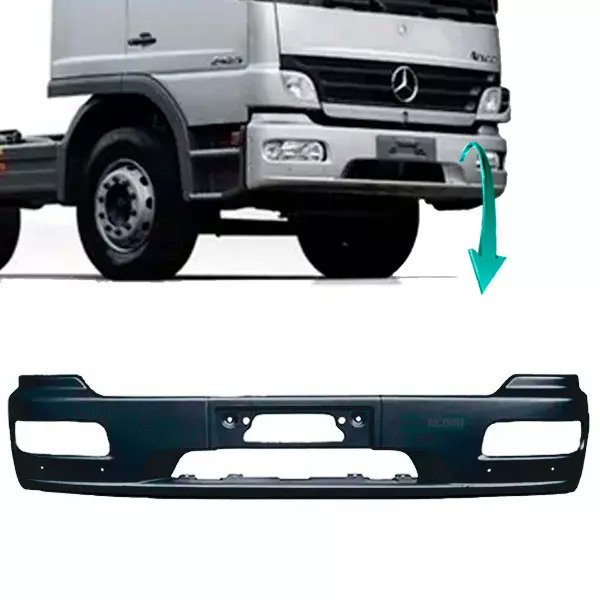 PARACHOQUE INTEIRICO FIBRA  MB ATEGO 2010 A 2012 1418 1718 2422 2425 2428 (95888