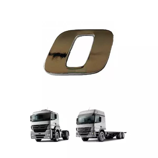 EMBLEMA NUMERO 0 CROMADO MB AXOR ATEGO (9438172014-1090)