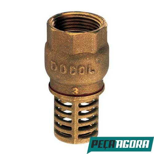 VALVULA SUCCAO PE FUNDO POCO DOCOL 1.1/2 30011500 (53CC)