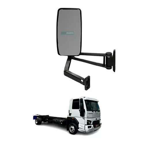 ESPELHO RETROVISOR COMPLETO CONVEXO CAPA INJETADA MANUAL ESQ FORD CARGO 1119 131