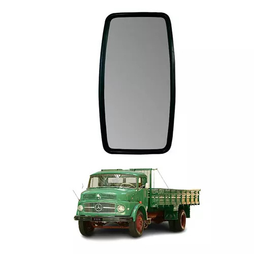 ESPELHO AVULSO PLANO CAPA INJETADA DIR ESQ MERCEDES BENZ 1113 1114 1313 1314 131