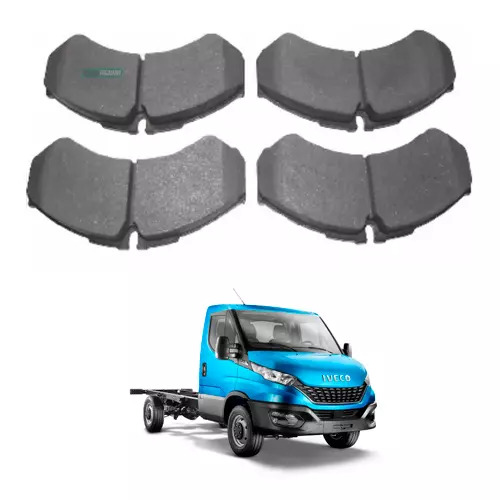 PASTILHA FREIO TRASEIRA DIANTEIRA PARA IVECO NOVA DAILY (2995633)