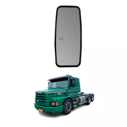 ESPELHO RETROVISOR AVULSO PLANO SCANIA 112 142 113 143 CABINES P R T (538501-S23
