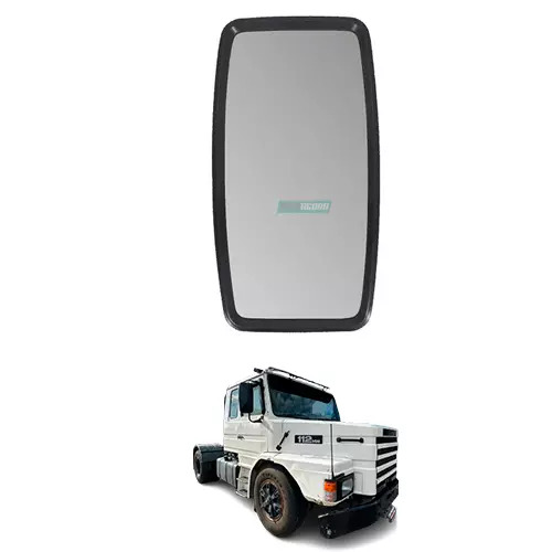 ESPELHO RETROVISOR AVULSO PLANO CAPA INJETADA FORD CAGO 1215 1415 1617 1621 1622