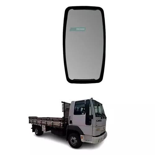 ESPELHO RETROVISOR AVULSO PLANO DIR ESQ CAPA INJETADA FORD CARGO 712 814 815 815