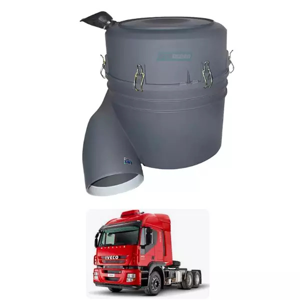 PURIFICADOR AR COMPLETO SEM ELEMENTO IVECO STRALIS EUROTECH NOVO STRALIS - PLAST