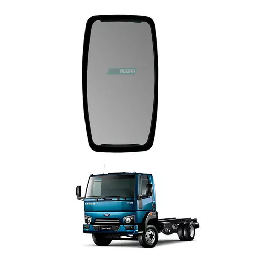ESPELHO AVULSO CONVEXO PLANO CAPA INJETADA FORD CARGO 1119 1317E 1517E 1717E 172