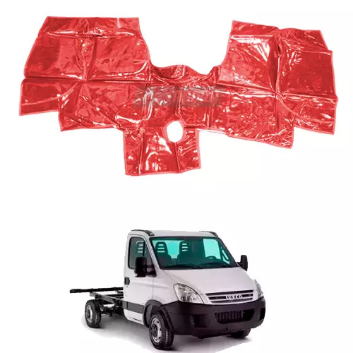 TAPETE VINIL VERMELHO PARA IVECO DAILY APOS 2008	 (PUES505V)