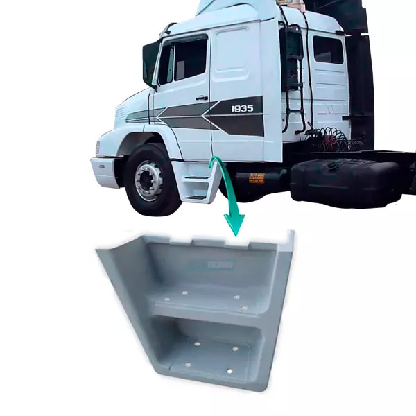 ESTRIBO ESQUERDO FIBRA MERCEDES BENZ 1935 BICUDO  (449973)