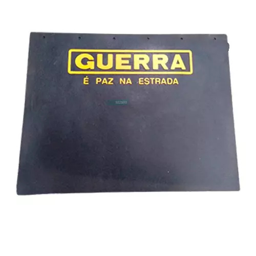 PARABARRO GUERRA ''PAZ NA ESTRADA'' 540MM X 700MM COM LOGO SUPERIOR COR AMARELO 