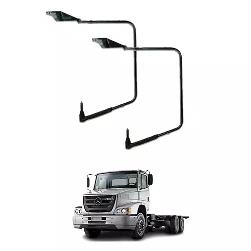 PAR SUPORTE ESPELHO ESQ DIR MERCEDES BENZ HPN 1214 1218 1418 164 1618 1621 1625 