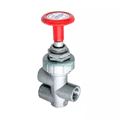 VALVULA ESTACIONAMENTO M16 PUSH PULL VERMELHO CARRETAS TRUCKS (9617215010-ENG405