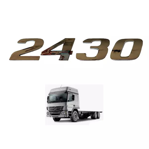 KIT EMBLEMA 2430 MB ATEGO 2430 (K.1092-1094-1093-1090)