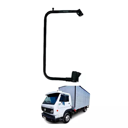 SUPORTE ESPELHO ACO CARBONO PINTA PRETO VOLKSWAGEN 10160 13160 5150 8160 9160 (W