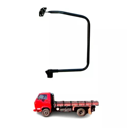 SUPORTE ESPELHO ACO CARBONO PINTADO PRETO DIR ESQ VOLKSWAGEN 680 690 790 (ER1061