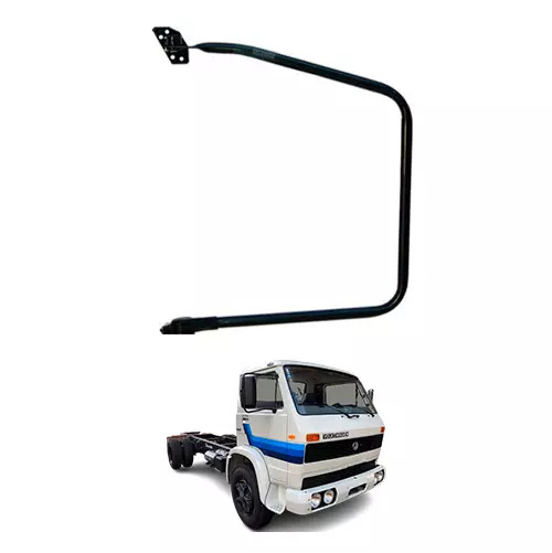 SUPORTE ESPELHO DIR ESQ ACO CARBONO PINTADO PRETO VOLKSWAGEN WORKER 11130 13130 