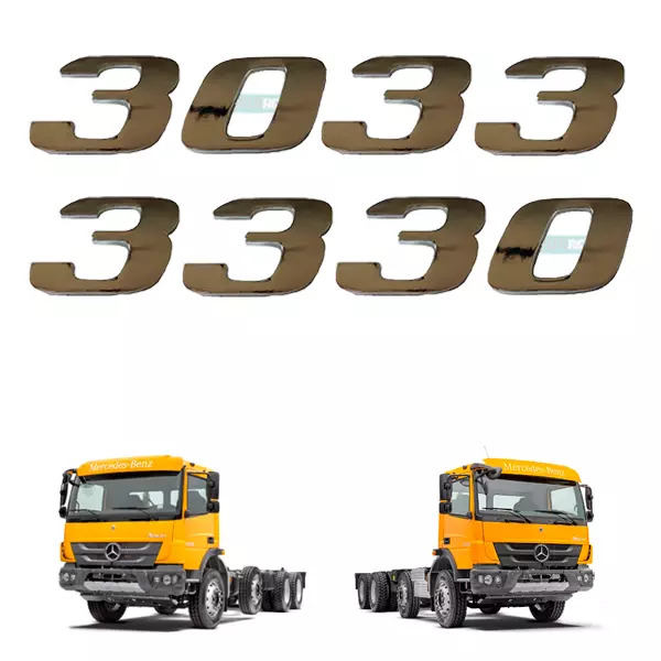 KIT EMBLEMA 3033 3330 MB ATEGO 3033 3330 (K.1093-1090)