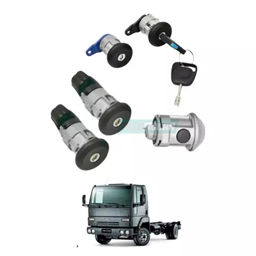 JOGO CILINDROS COM CHAVES IGNICAO PORTAS CAPUZ FORD CAMINHAO (BC457022050CA-3161