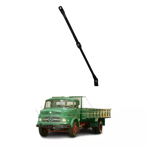TIRANTE ESPELHO ACO CARBONO PINTADO PRETO MERCEDES BENZ 1113 1114 1313 1314 1316